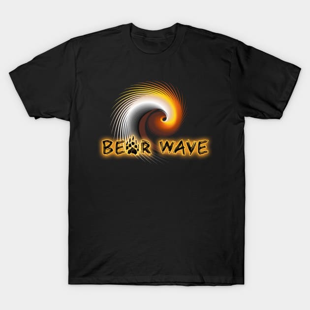 Bear Wave T-Shirt by LoudMinority